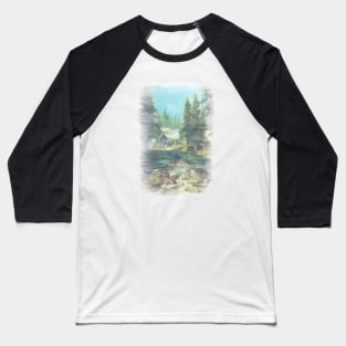 Water mill Baseball T-Shirt